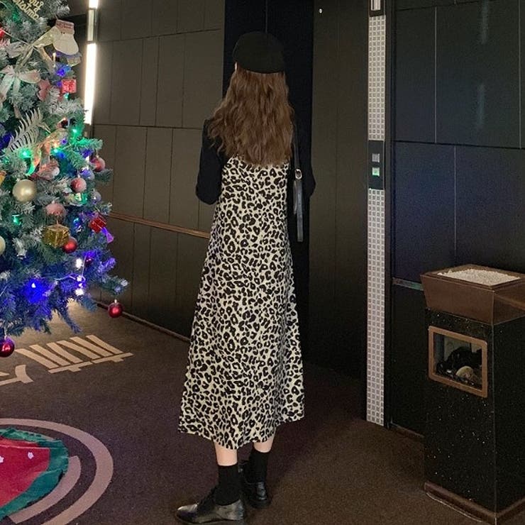 ファッションヒョウ柄キャミワンピース | Ulysses | 詳細画像4 