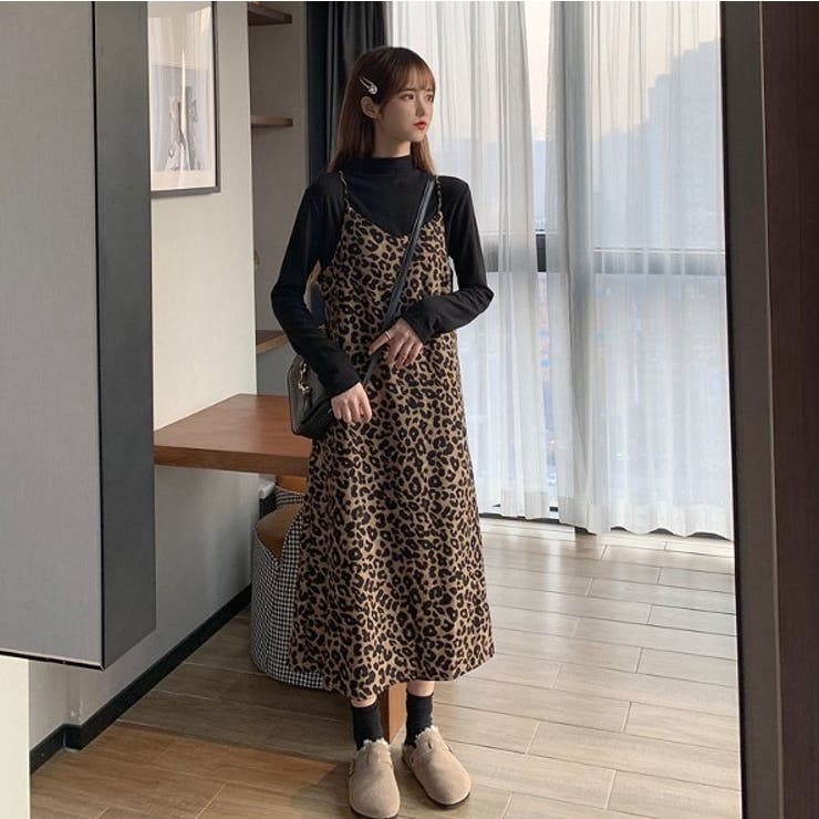 ファッションヒョウ柄キャミワンピース | Ulysses | 詳細画像7 