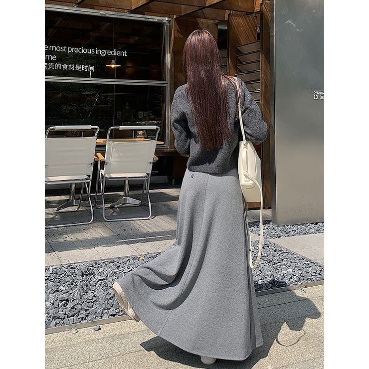 ハイウエストスウェット無地スカート | Ulysses | 詳細画像3 