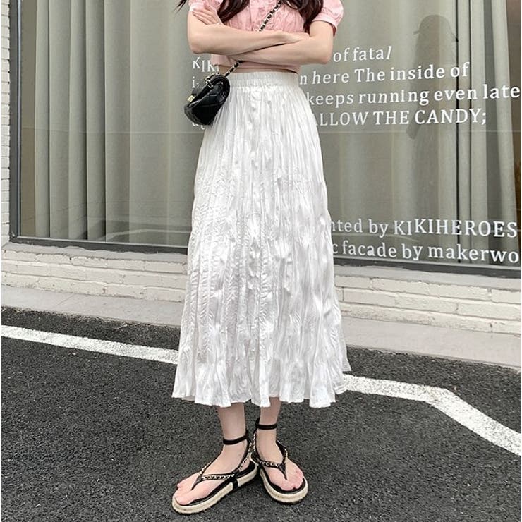 ファッションひもがある無地スカート | Ulysses | 詳細画像1 
