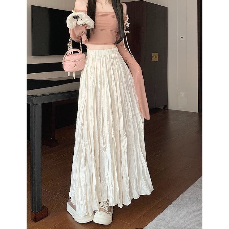 ひもがある無地ロングスカート | Ulysses | 詳細画像4 