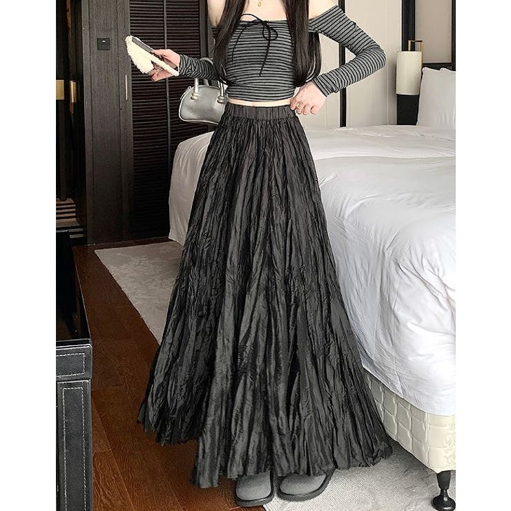 ひもがある無地ロングスカート | Ulysses | 詳細画像7 