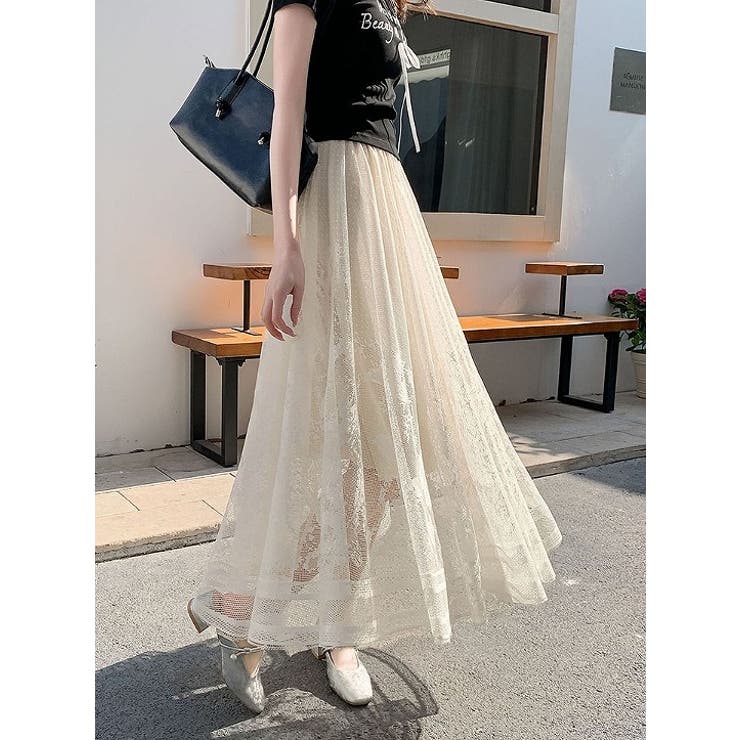 シンプルフリル付きチュール無地スカート | Ulysses | 詳細画像2 