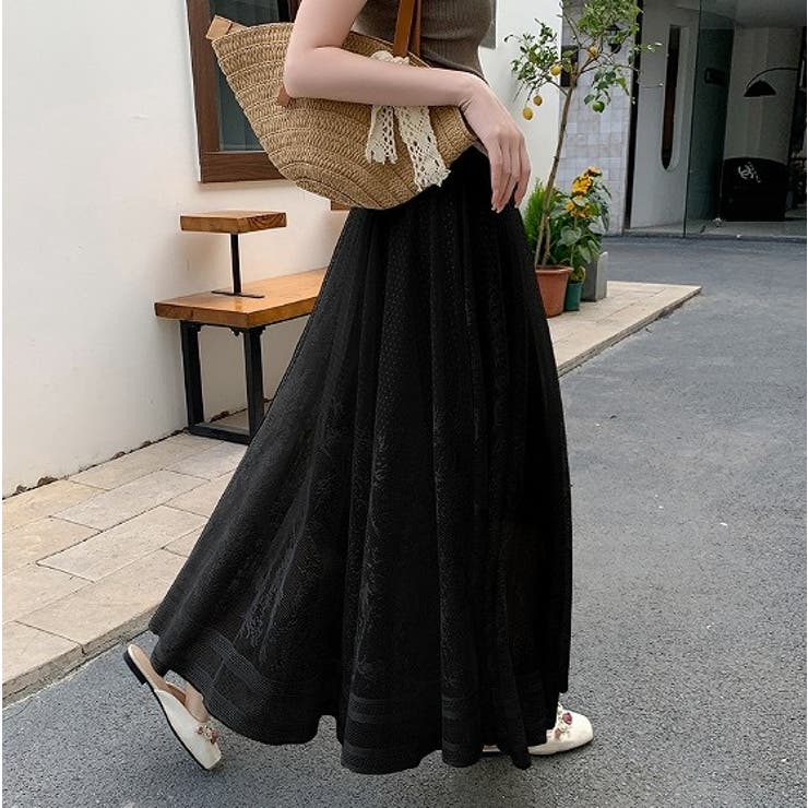 シンプルフリル付きチュール無地スカート | Ulysses | 詳細画像5 