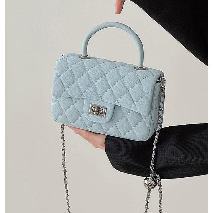 ブルー | チェーンショルダーバッグ【韓国ファッション】 | Ulysses