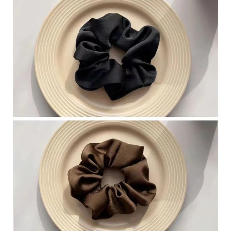 ブラック×ブラウン | ヘアゴム【韓国ファッション】 | Ulysses