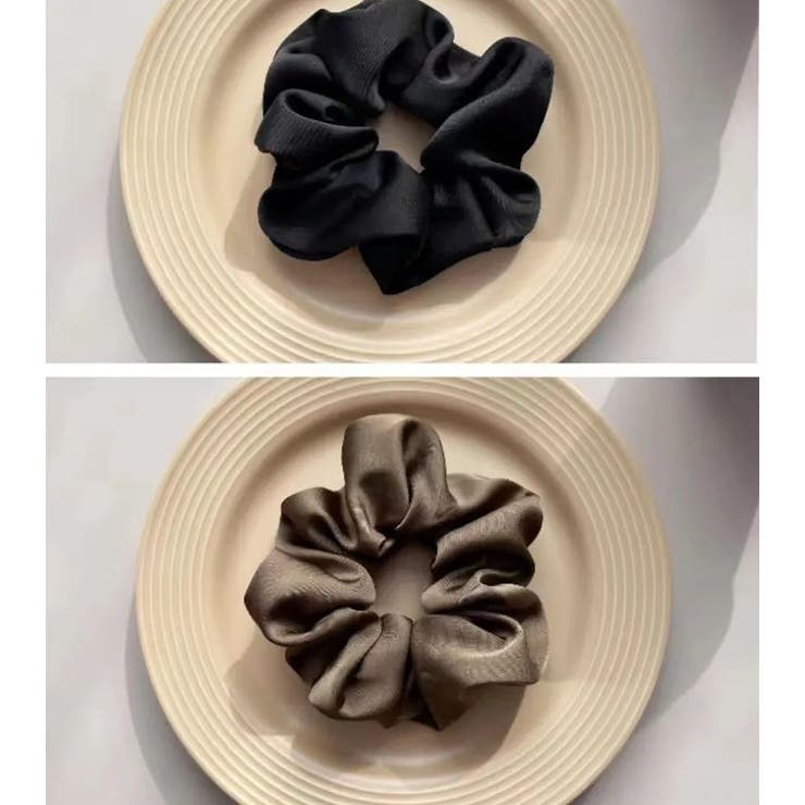 ブラック×モカ | ヘアゴム【韓国ファッション】 | Ulysses