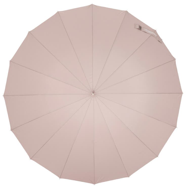 モカ | 快滴DRY 男女兼用 超撥水 耐風  無地 大判 16本骨 手開長傘 | アンビープラス