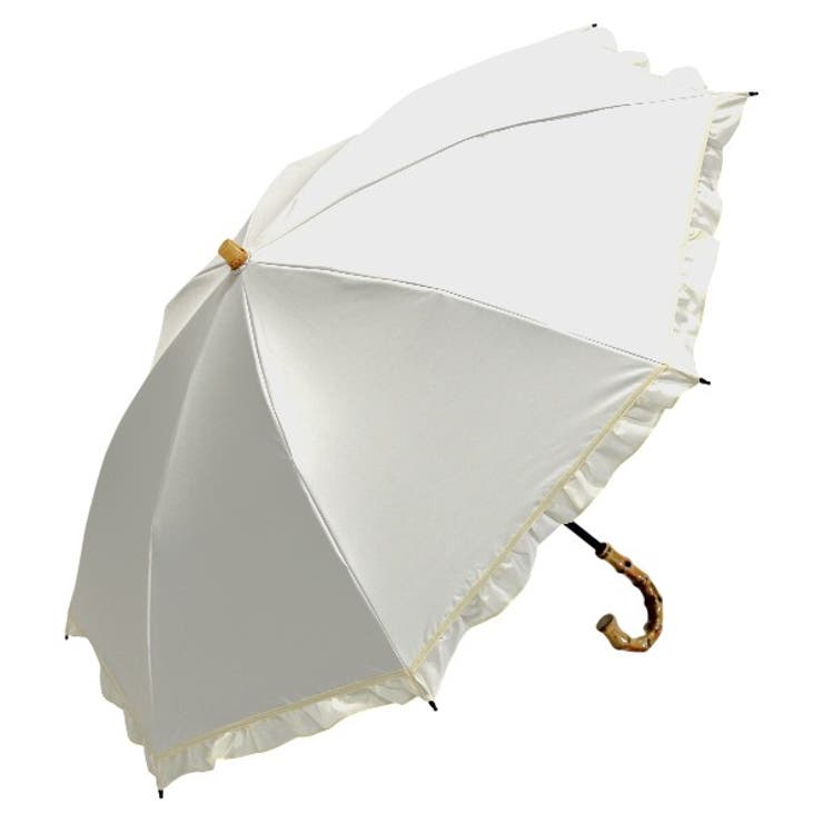 umbe+ 晴雨兼用傘 完全遮光 フリル ショート 折りたたみ傘  50cm | アンビープラス | 詳細画像8 