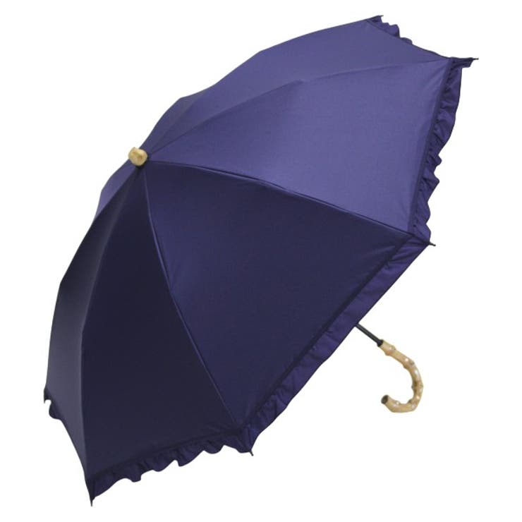umbe+ 晴雨兼用傘 完全遮光 フリル ショート 折りたたみ傘  50cm | アンビープラス | 詳細画像6 