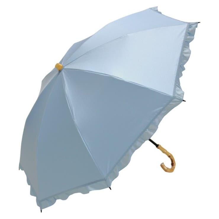 umbe+ 晴雨兼用傘 完全遮光 フリル ショート 折りたたみ傘  50cm | アンビープラス | 詳細画像7 