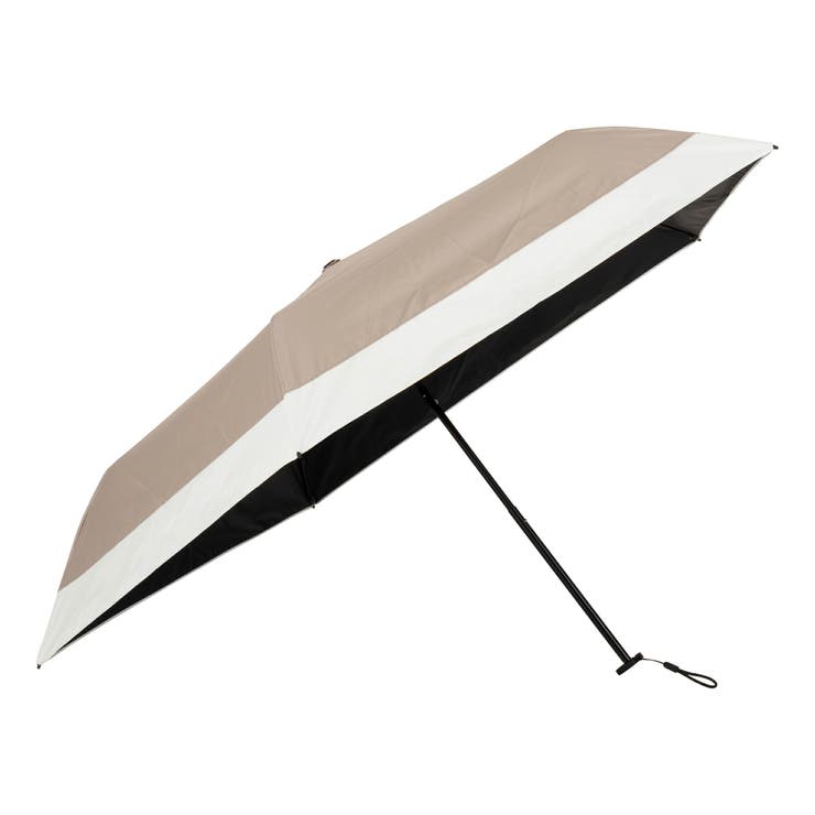 umbe+ 晴雨兼用 完全遮光 切継 ブラックコーティング 3段ミニ折傘 | アンビープラス | 詳細画像6 