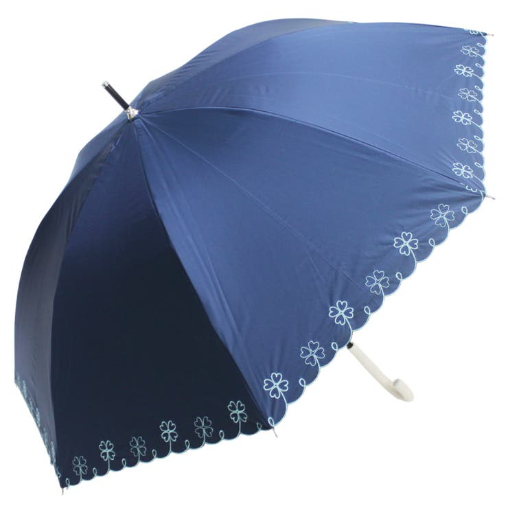 umbe+ 晴雨兼用 完全遮光 刺繍ブラックコーティング ショート長傘 | アンビープラス | 詳細画像6 