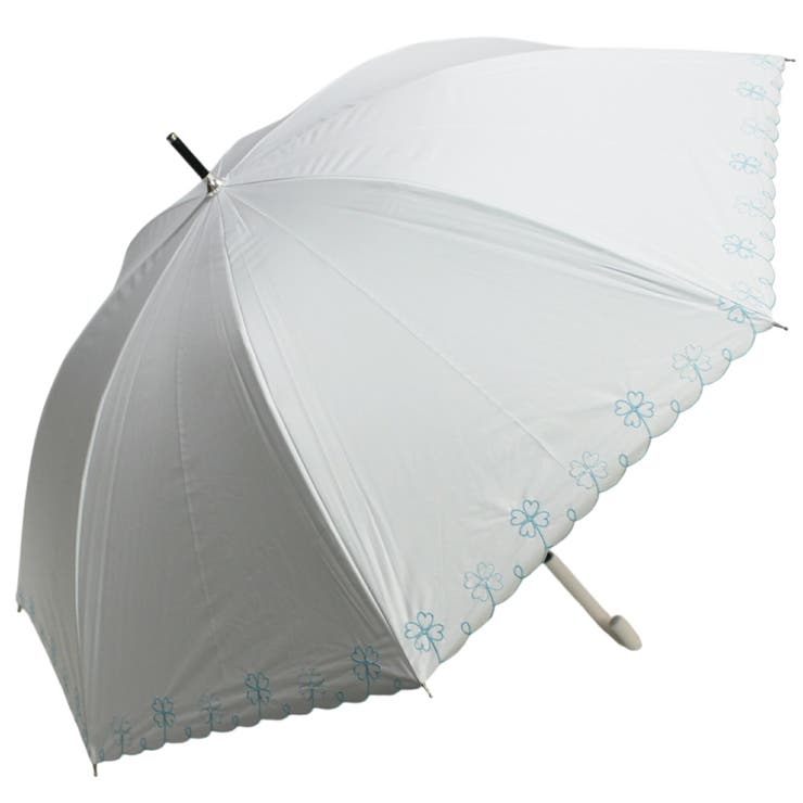 umbe+ 晴雨兼用 完全遮光 刺繍ブラックコーティング ショート長傘 | アンビープラス | 詳細画像7 