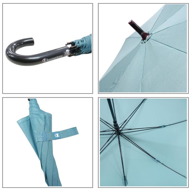 チャンピオン 紳士 耐風 無地 ステッチ ジャンプ 長傘 | アンビープラス | 詳細画像3 