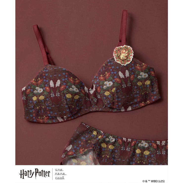 レッド | 【ハリー・ポッターコラボ】364 シンプル ノンワイヤーブラ BUN129 | une nana cool