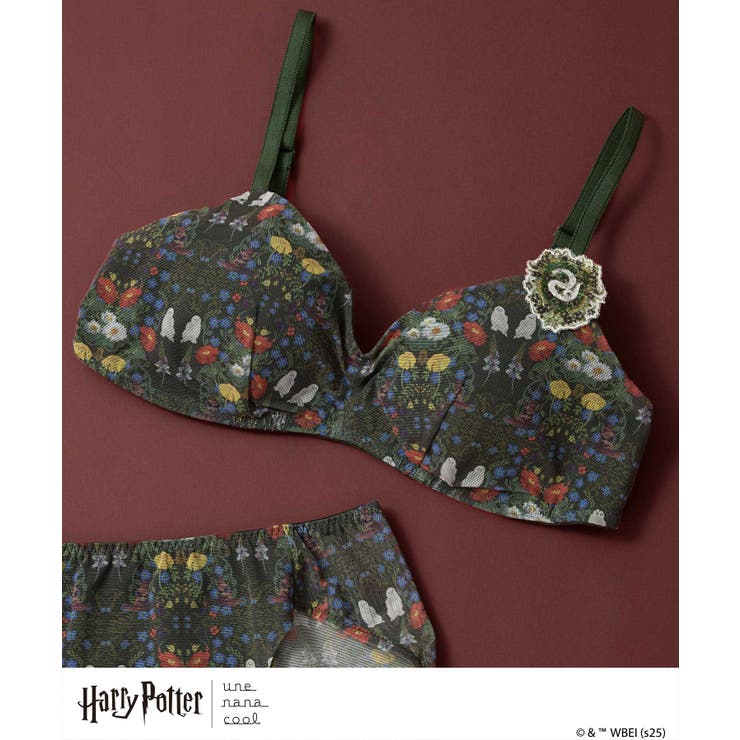 グリーン | 【ハリー・ポッターコラボ】364 シンプル ノンワイヤーブラ BUN129 | une nana cool