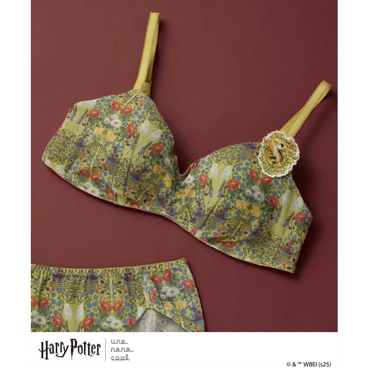 イエロー | 【ハリー・ポッターコラボ】364 シンプル ノンワイヤーブラ BUN129 | une nana cool