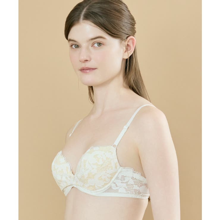 リボンブラレース 胸もとフィットながもち～動いても、キレイはつづく～ 3 | une nana cool | 詳細画像1 