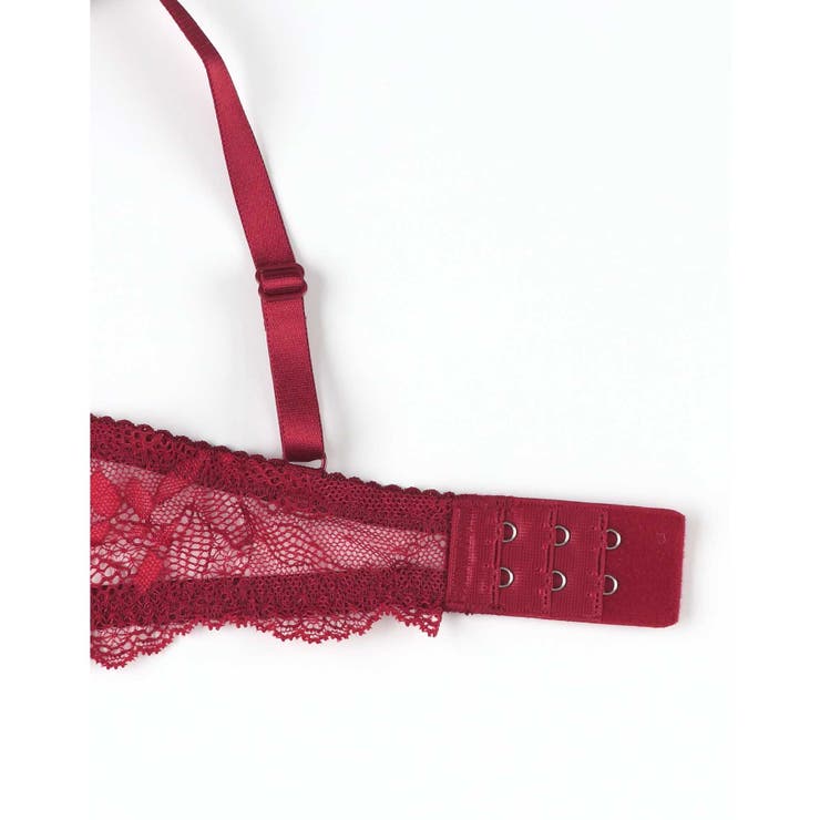 【ベロアのレースが特別感を演出】ワイヤーブラ BUN206 | une nana cool | 詳細画像11 