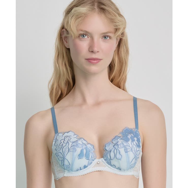 【ベロアのレースが特別感を演出】ワイヤーブラ BUN206 | une nana cool | 詳細画像14 