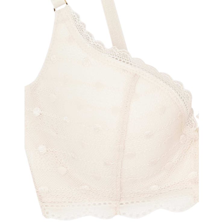 ポルカドットモールド 3/4カップブラジャー ベージュ D75 FB2022 | une nana cool | 詳細画像3 