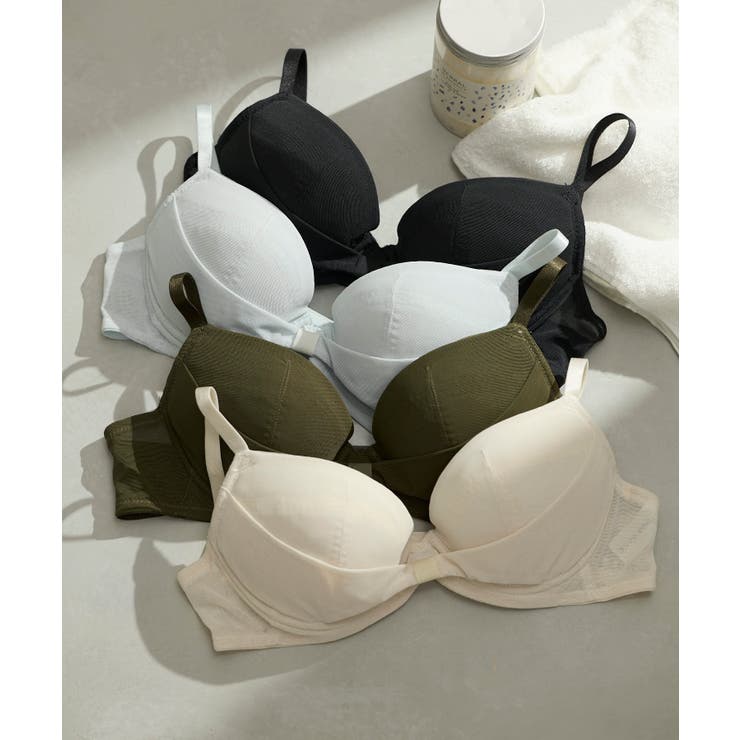 胸もとフィットをリボンでキープ リボンブラシンプル JB2000 | une nana cool | 詳細画像1 