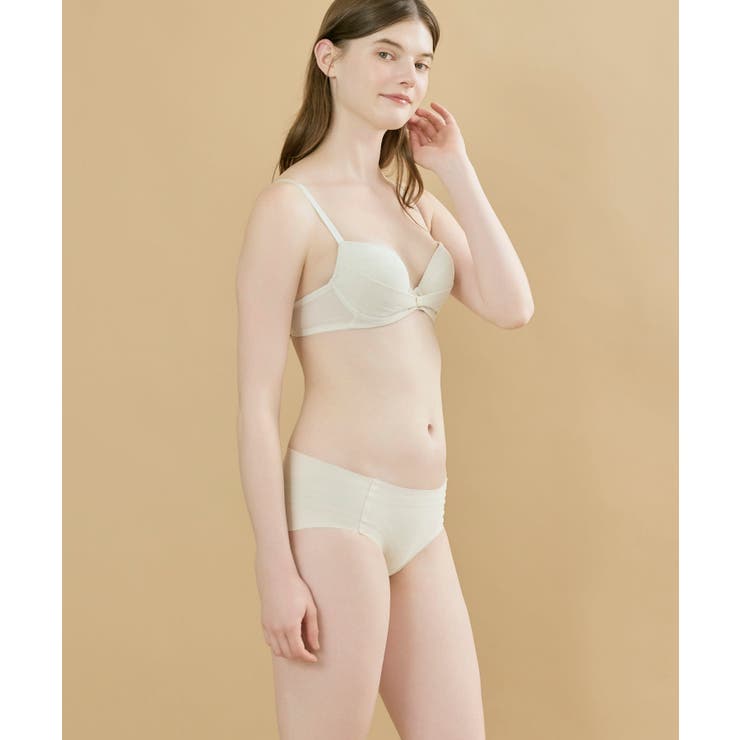 胸もとフィットをリボンでキープ リボンブラシンプル JB2000 | une nana cool | 詳細画像3 