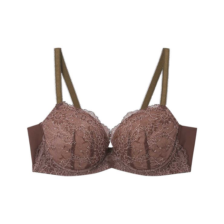 ブラウン | 【ほわピタカップがバストに密着＆まるむねキープ】ふゆうする 3 4カップブラ | une nana cool