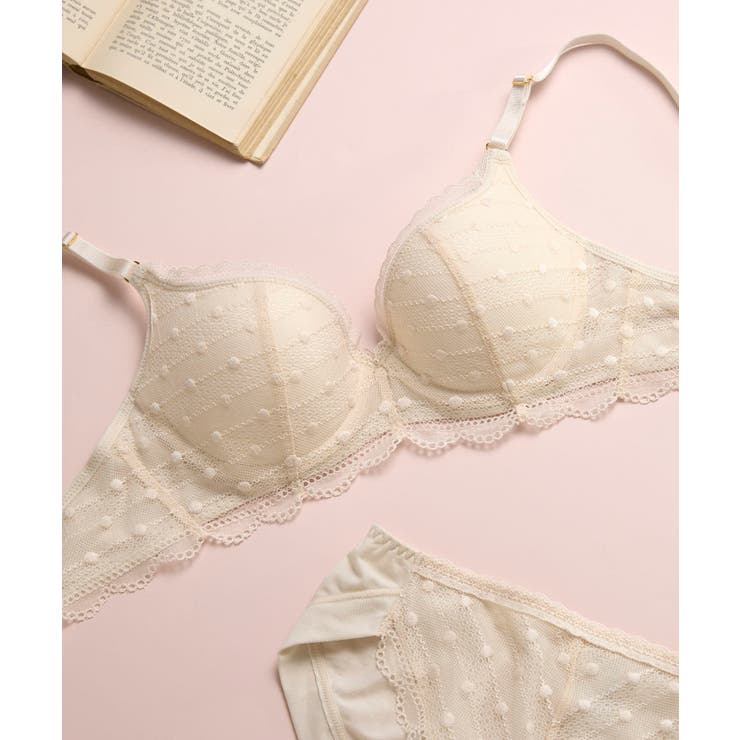 アイボリー | 【リニューアル】 しなやかにフィット ポルカドットモールド | une nana cool