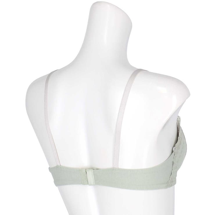 リニューアル【綿混】ビタードットコットン 3/4カップブラ JB2780 | une nana cool | 詳細画像5 