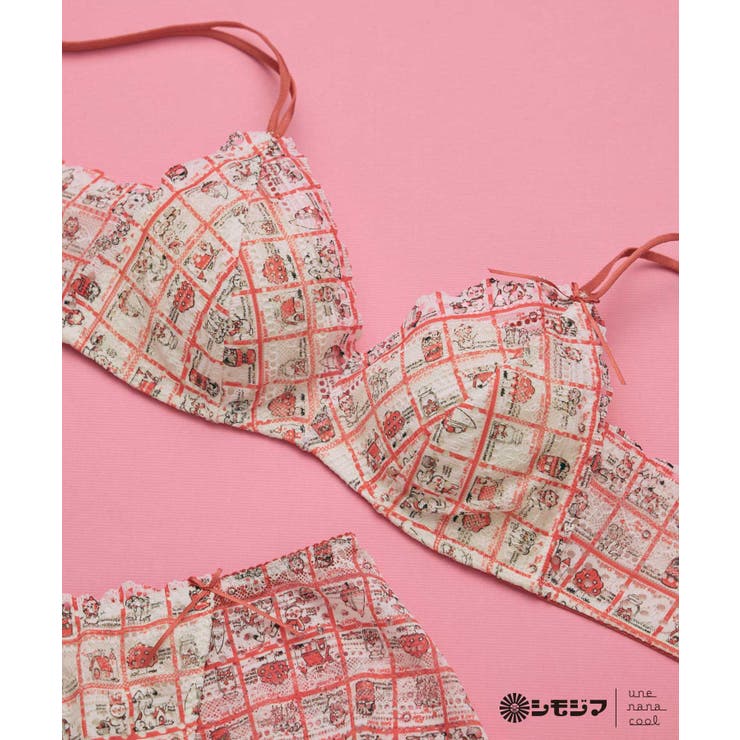 レッド | MADE WITH シモジマ 364ブラ レース JB3522 | une nana cool