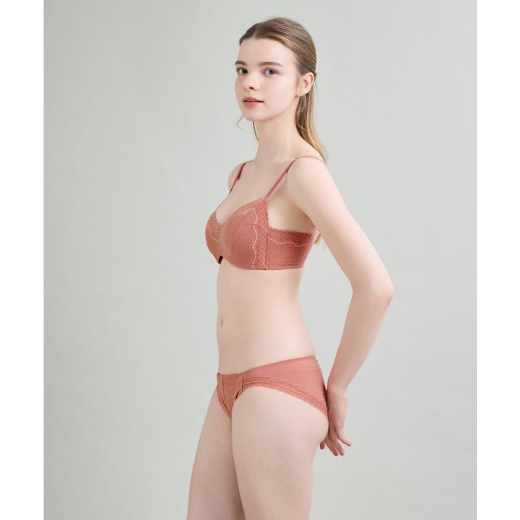 【リニューアル】364ブラ レース ノンワイヤーブラ JB3560 | une nana cool | 詳細画像14 