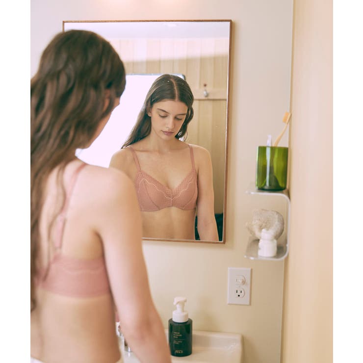 【リニューアル】364ブラ レース ノンワイヤーブラ JB3560 | une nana cool | 詳細画像17 