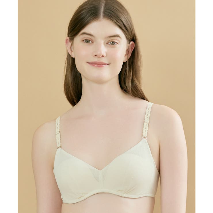 ベージュ | 特別な日以外の364日つけたくなるブラ 364ブラ シンプル JB3710 | une nana cool