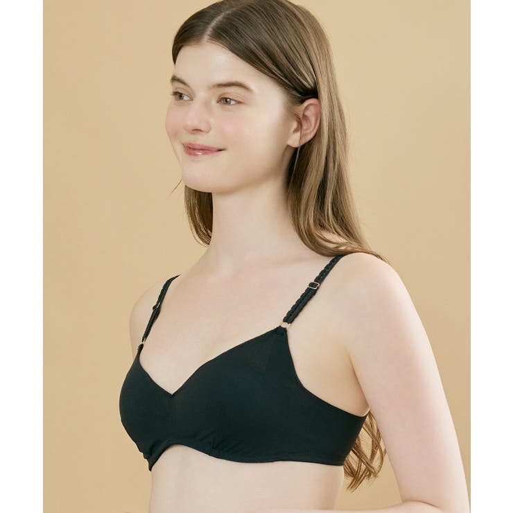 ブラック | 特別な日以外の364日つけたくなるブラ 364ブラ シンプル JB3710 | une nana cool