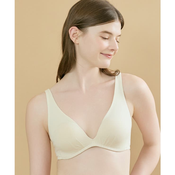 ベージュ | 特別な日以外の364日つけたくなるブラ 364ブラ コットン JB3730 | une nana cool