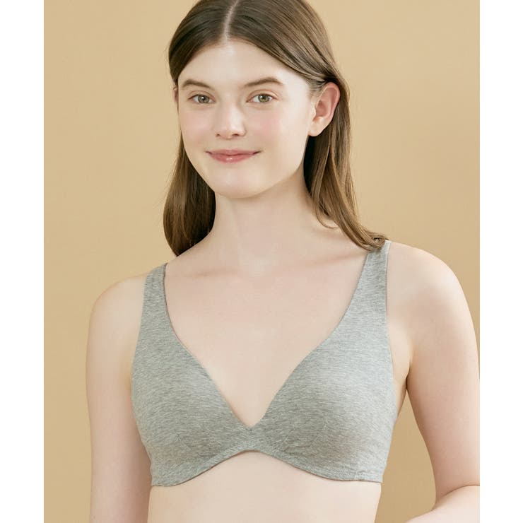 シルバーグレー | 特別な日以外の364日つけたくなるブラ 364ブラ コットン JB3730 | une nana cool