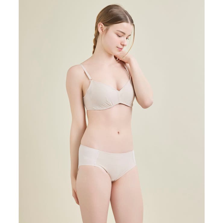 【リニューアル】364ブラ シンプル ノンワイヤーブラ JB3760 | une nana cool | 詳細画像10 