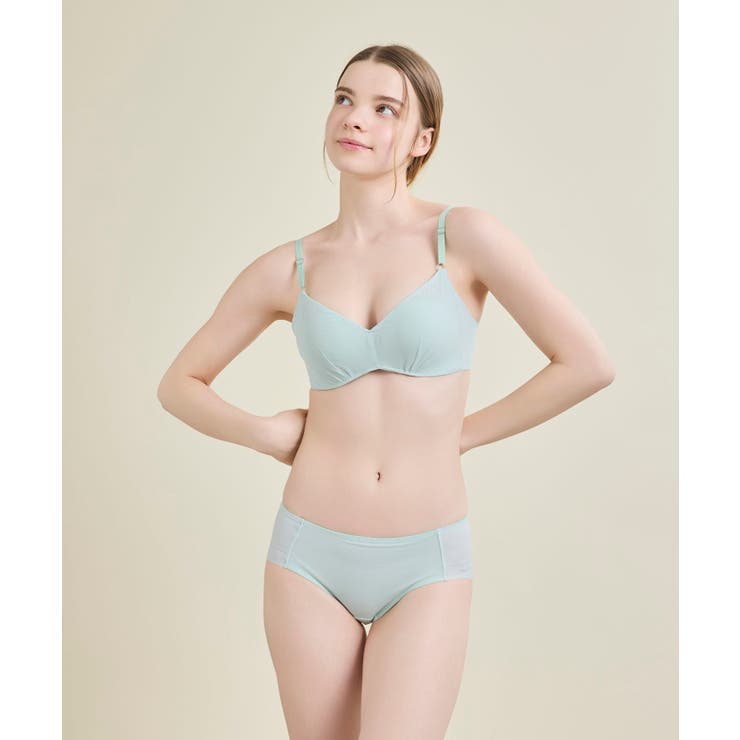 【リニューアル】364ブラ シンプル ノンワイヤーブラ JB3760 | une nana cool | 詳細画像20 