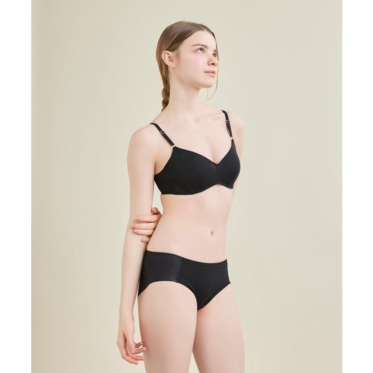 【リニューアル】364ブラ シンプル ノンワイヤーブラ JB3760 | une nana cool | 詳細画像3 