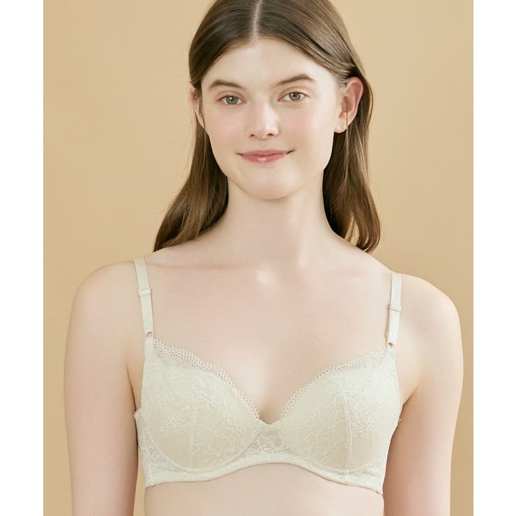 ベージュ | Happy bloom ぷっくり上胸と背中すっきり | une nana cool