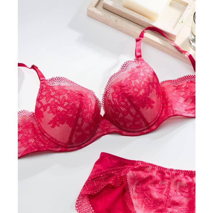 レッド | Happy bloom ぷっくり上胸と背中すっきり | une nana cool