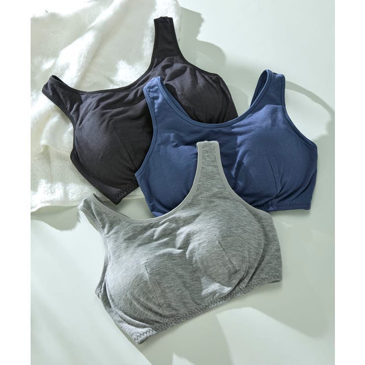 パッド付きナイトアップブラ ノンワイヤーブラ JB3914 | une nana cool | 詳細画像1 