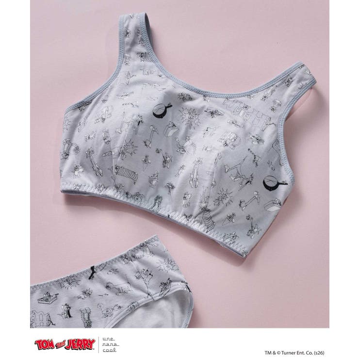 グレー | トムとジェリー × une nana cool ナイトアップブラ JB3959 | une nana cool