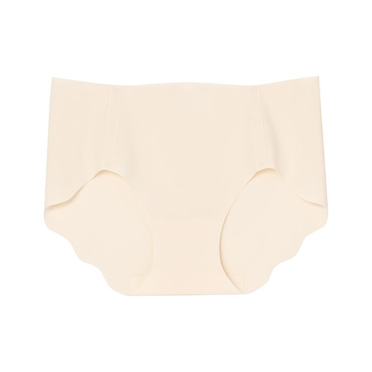 ベージュ | 汗消臭 綿混 フラット仕上げ ショーツ JF1010 | une nana cool