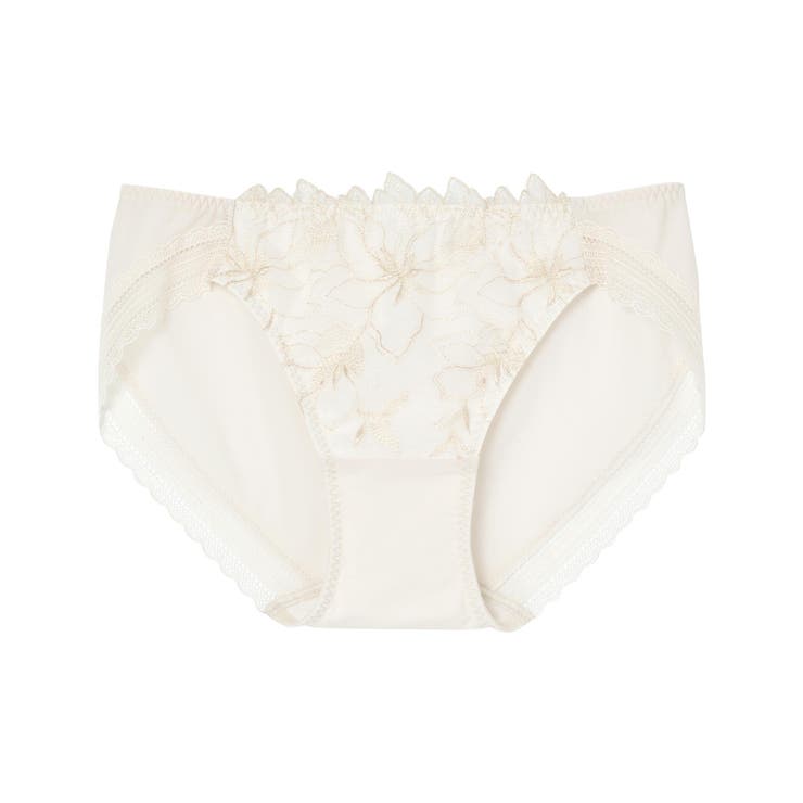 ナチュラル | 小さく見せるミニマイザーブラ レース ショーツ JF1104 | une nana cool