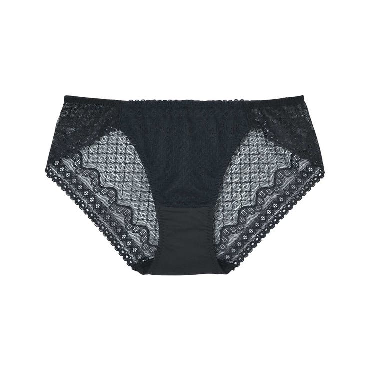 ブラック | 364ブラ レース ショーツ JF1510 | une nana cool