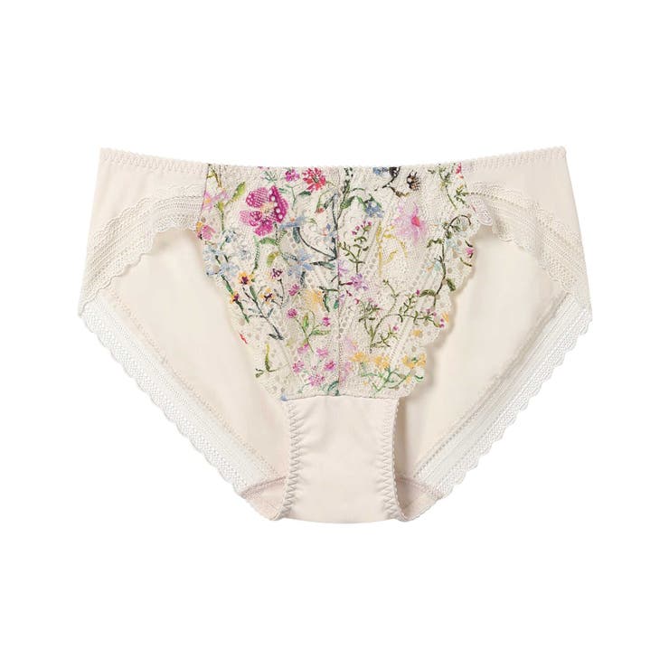 ナチュラル | MADE WITH LIBERTY FABRIC レースショーツ JF1520 | une nana cool