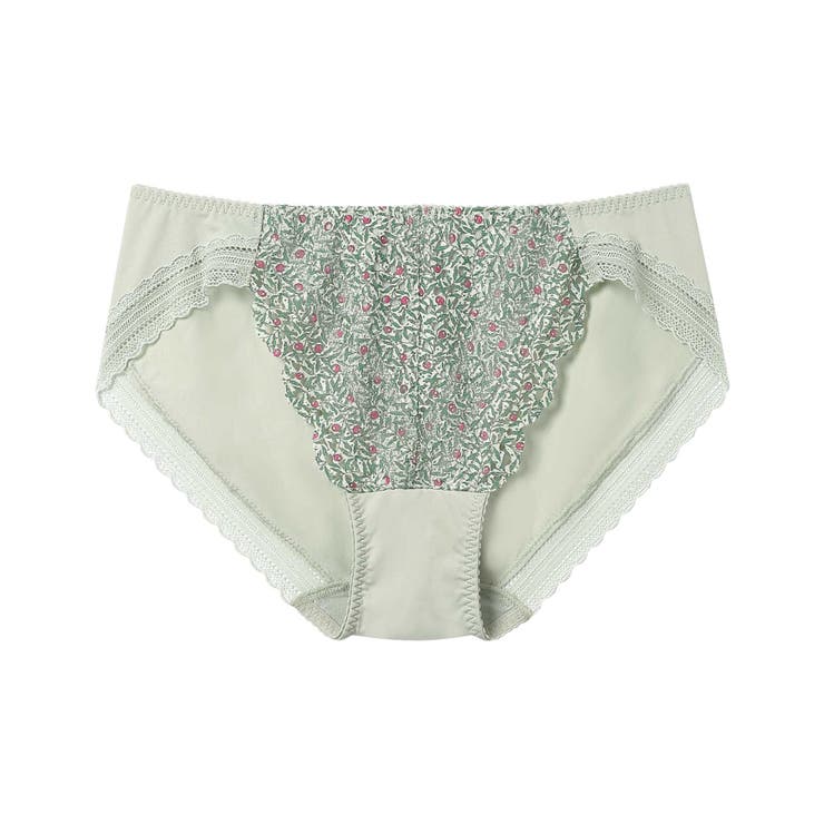 ライトオリーブ | MADE WITH LIBERTY FABRIC レースショーツ JF1520 | une nana cool